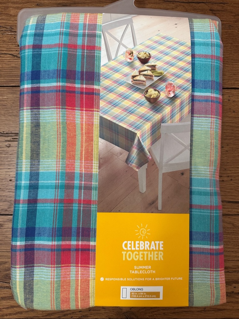 Summer Plaid Tablecloth - Multicolor